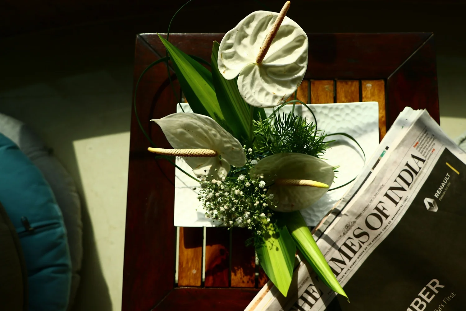 Creating a calm floral direction for an intimate event